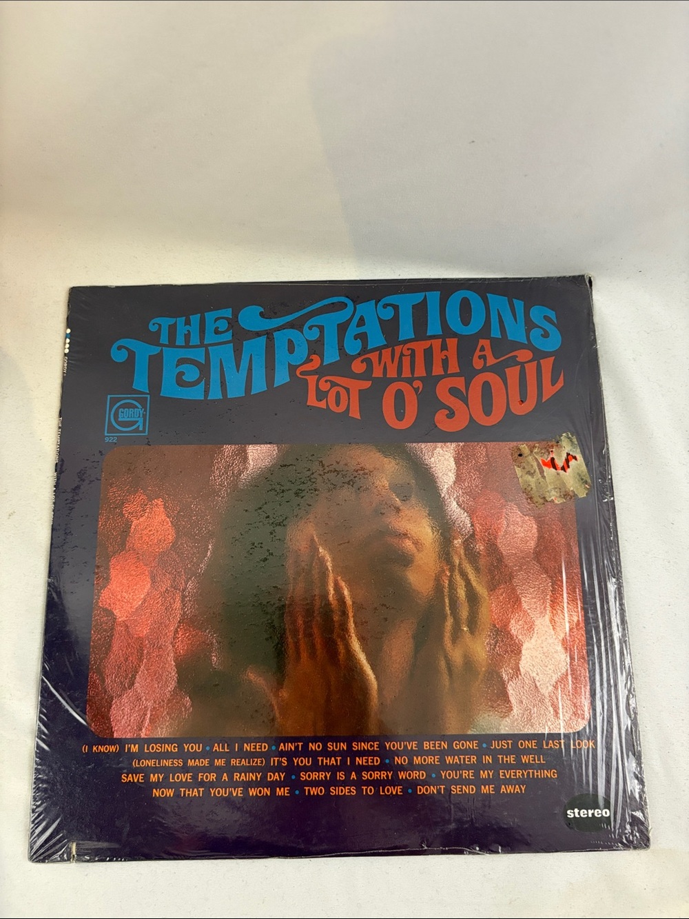 The Temptations With A Lot O' Soul Vinyl Lp '67 Record Motown Gordy